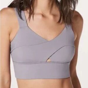 Lululemon Wild Twist in Dusty Dawn Purple Athletic Yoga Sports Bra Everyday 4